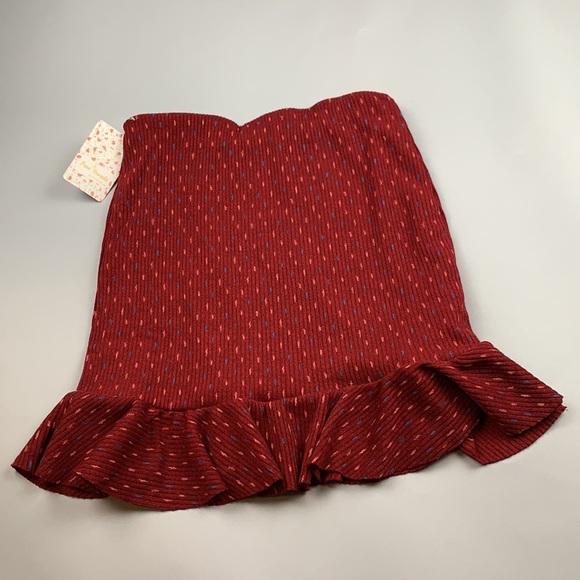 NWT Free People Mood Skirt Set in Copper Combo - Picture 9 of 15